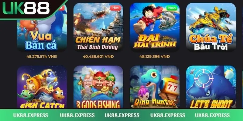 Sảnh game bắn cá lừng danh trong cộng đồng